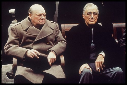 History - 1945 - Churchill and Roosevelt