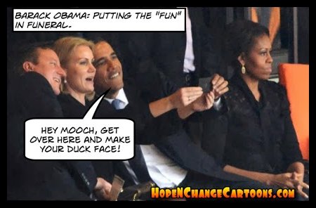 History - 2013 - Obama Selfie - Mooch